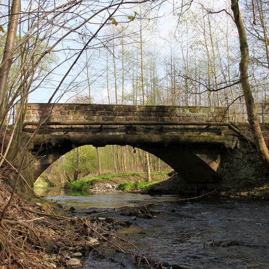 Einbogige Sandsteinquaderbrücke Talstraße