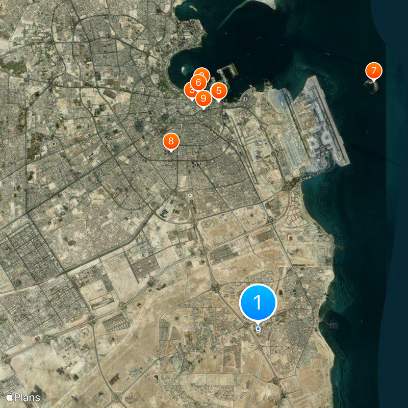 Stadion Al-Wakrah Mapa
