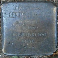 Stolperstein dedicated to Gertrud Horwitz