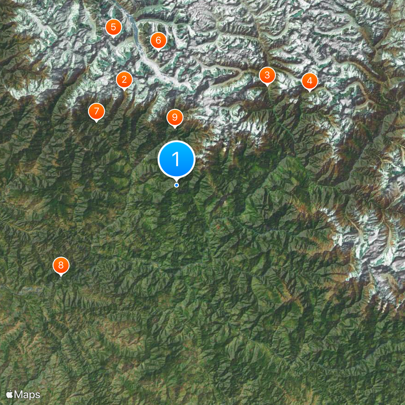 Chandrashila Map