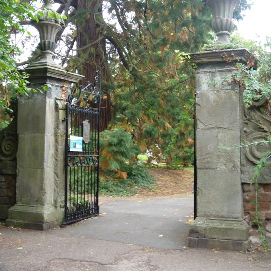 Gate Piers In East Wall Of The Prospect