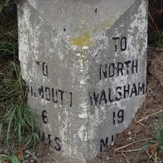 Milestone, by church at TG4810214864