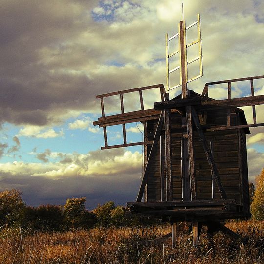 Мельница ветряная из деревни Гафостров