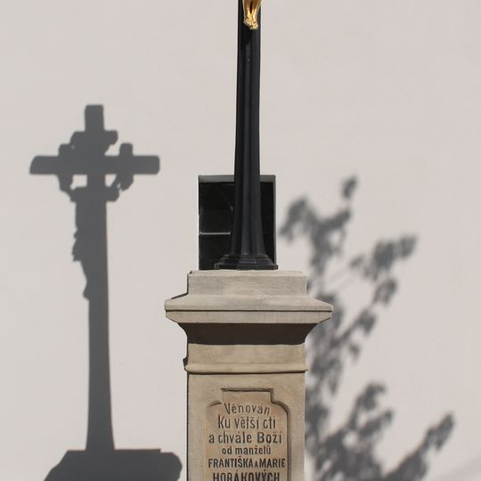 Wayside cross near chapel of St John the Baptist