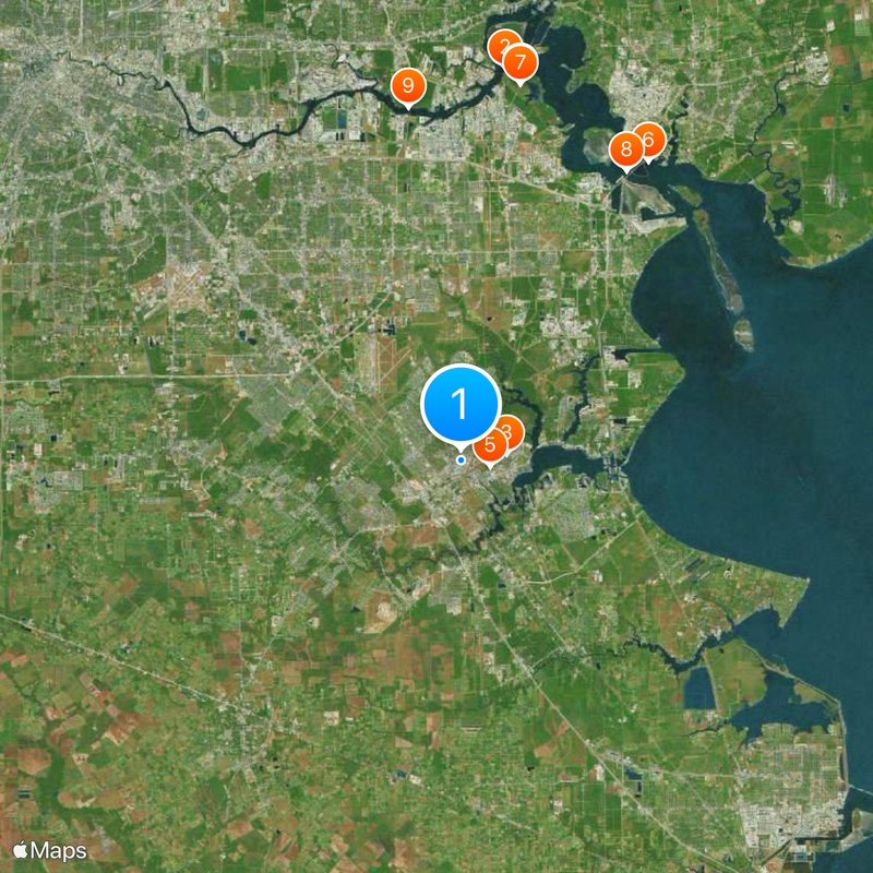 Clear Lake City Map