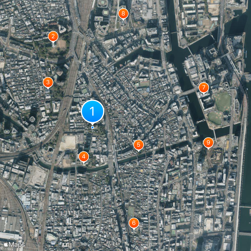 Shinagawa Shrine Mapa