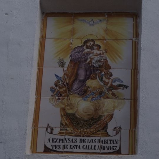 Ceramic panel of Saint Joseph