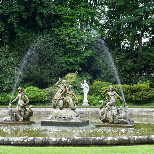 Fountain Of Triton And Nerieds 250 Metres North Of Waddesdon Manor