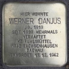 Stolperstein dedicated to Werner Danjus