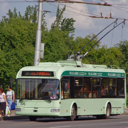 Trolleybus transport in Mahilioŭ