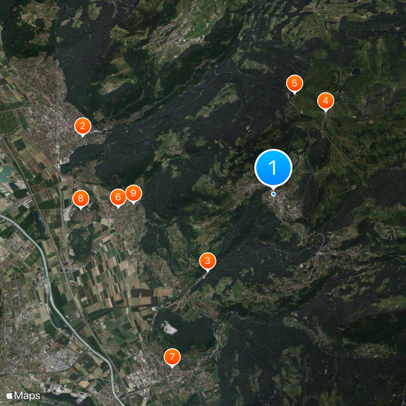 Collège Alpin International Beau Soleil Map