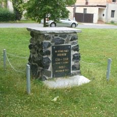 World War II memorial in Lužec nad Vltavou