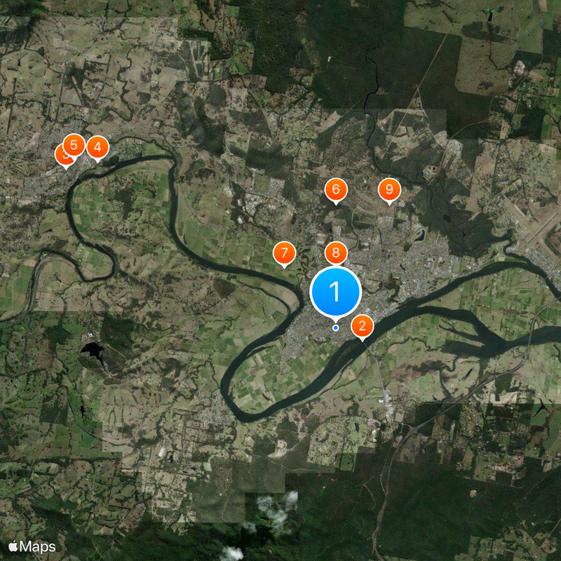 Taree Map