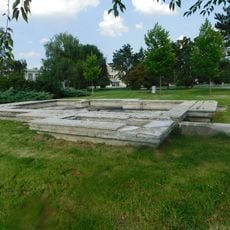 Fontána u sportovního centra v Uherském Hradišti