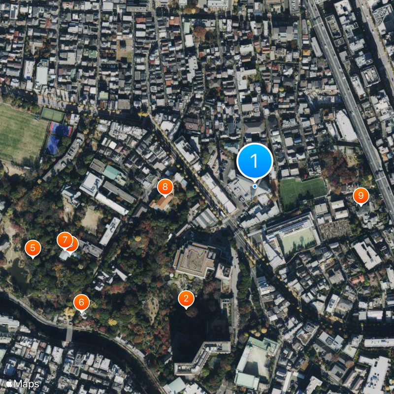 St. Mary's Cathedral Map