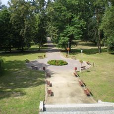 Castle park in Uniejów