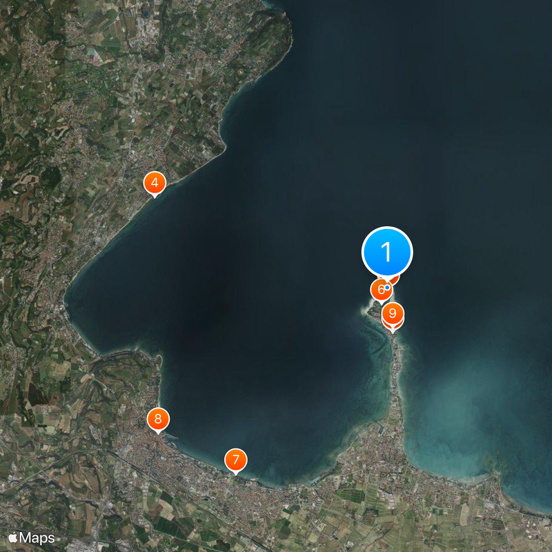 Grottoes of Catullus Mapa