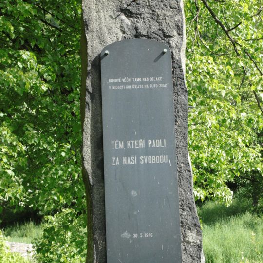 World War II memorial in Bezděz