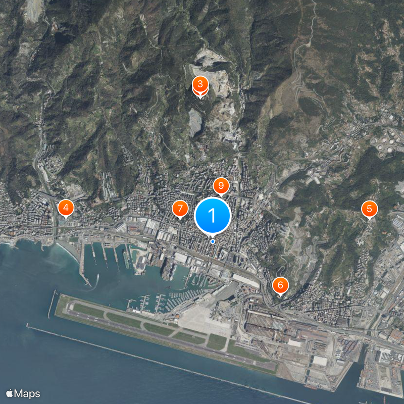 Sestri Ponente Mapa