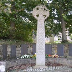 War Memorial Adjoining Churchyard Wall South East of Church of St Piran