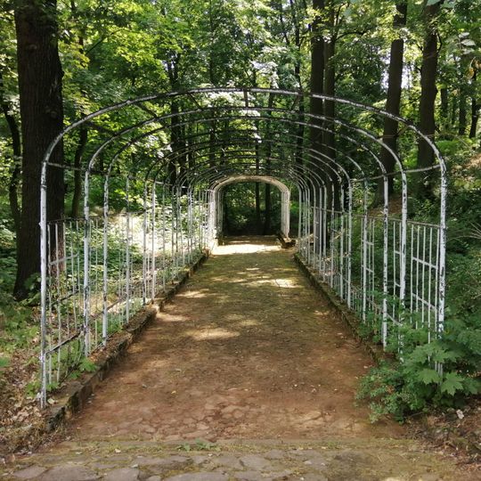 Pergola in the City Park in Tarnowskie Góry