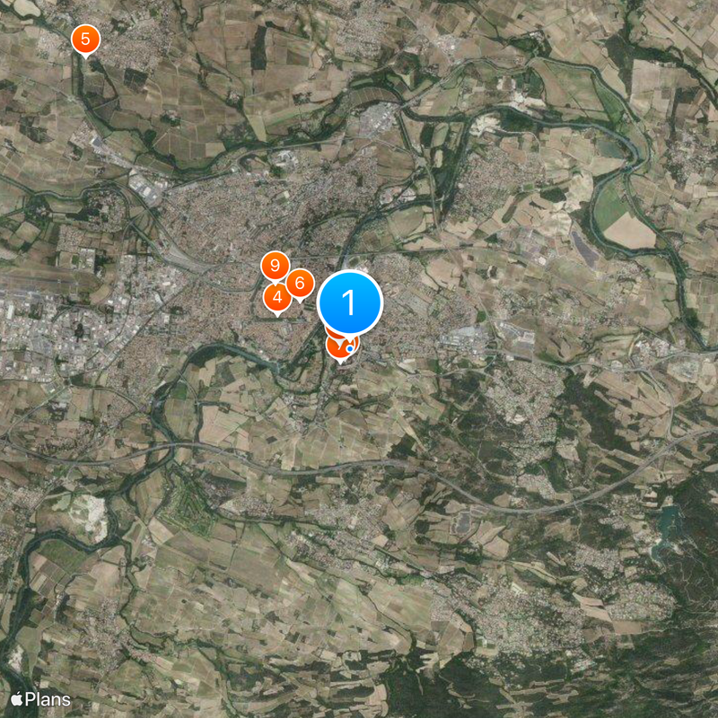 Ciudadela de Carcasona Mapa