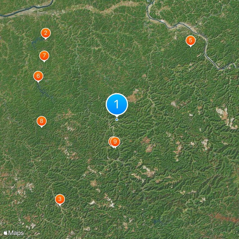 Eastern United States Harita