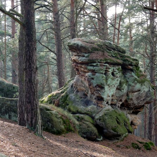 Felsgruppe Buchstein SW von Bayreuth