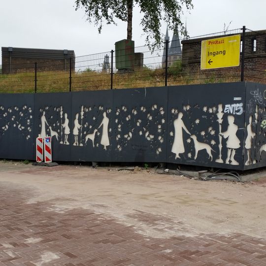 De moor, de dame en haar hondje