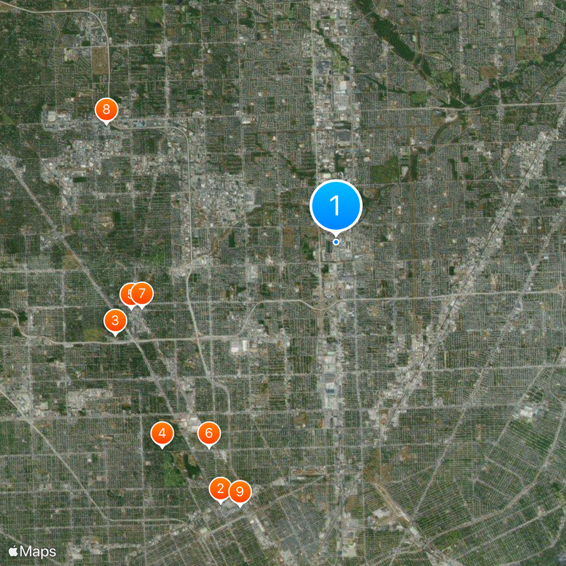 General Motors Technical Center Mappa