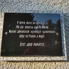 Pamětní deska Jana Čermáka