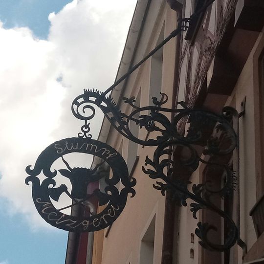 Zunftzeichen Metzgerei Stumpf Mosbach
