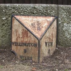 Milepost Approximately 10 Metres To West Of Shawbury Bridge