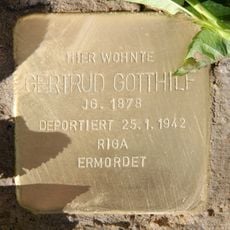 Stolperstein en memoria de Gertrud Gotthilf
