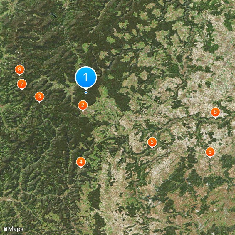 Powiat Freudenstadt Mapa
