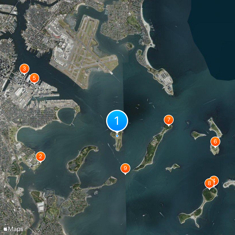 Spectacle Island Map