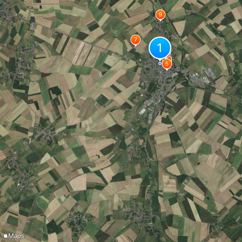 Le Cateau-Cambrésis Mappa