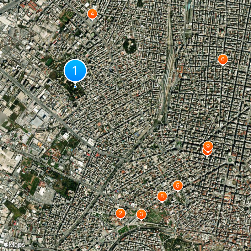 Platonic Academy Map