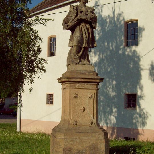 Statue of John of Nepomuk in Skuhrov