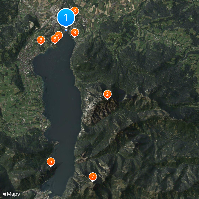 Gmunden Mapa