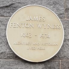 Commemorative plaque to James Fenton Wyness