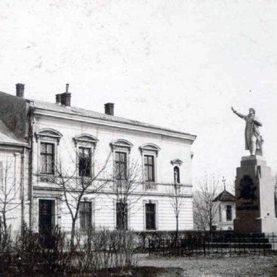 Former Tadeusz Kościuszko Monument in Sanok