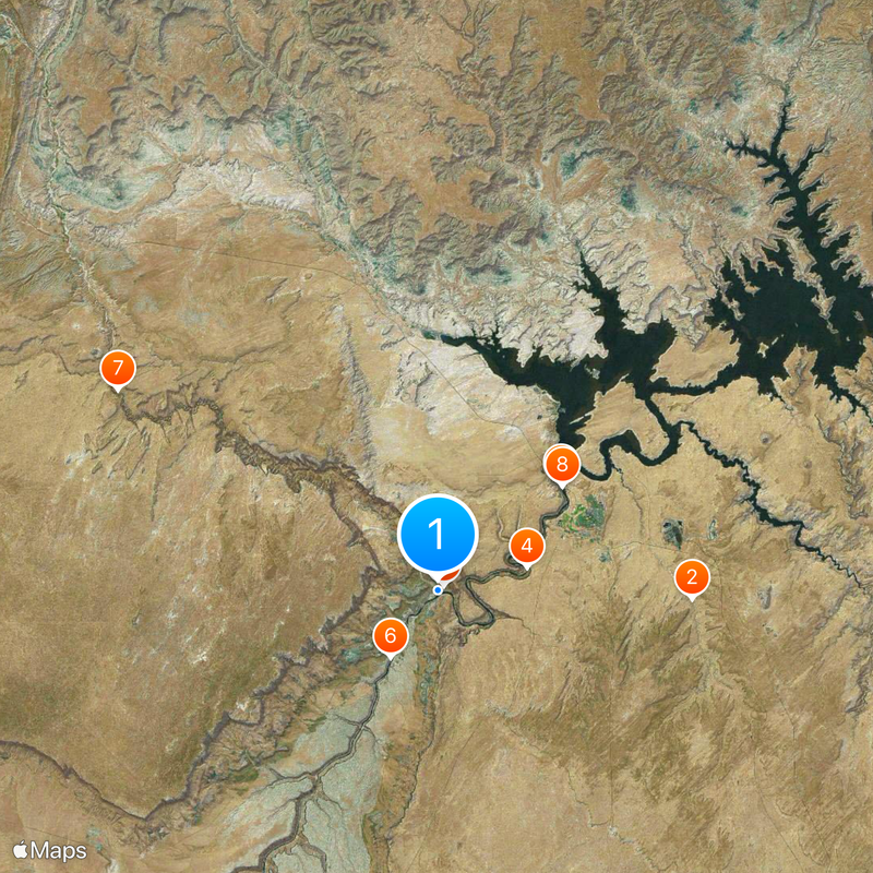 Marble Canyon Mapa