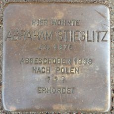 Stolperstein en memoria de Abraham Stieglitz