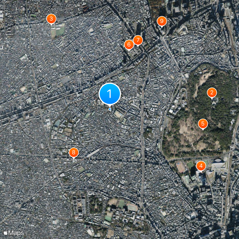 Girl Scouts of Japan Map