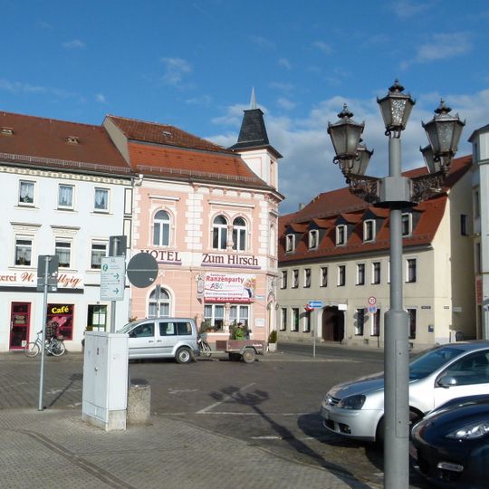 Hotel mit Saalanbau, in Ecklage Großenhainer Straße 1