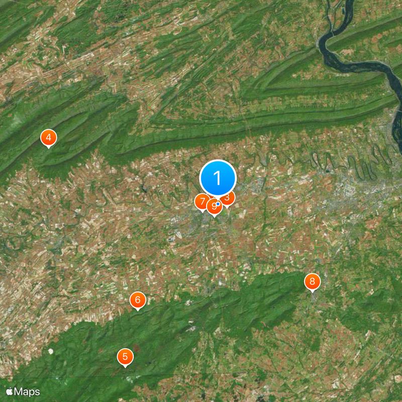 United States Army War College Map