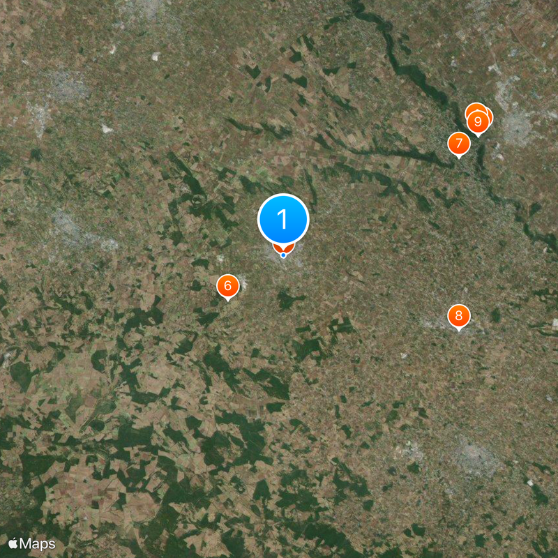 The Trulli of Alberobello Map