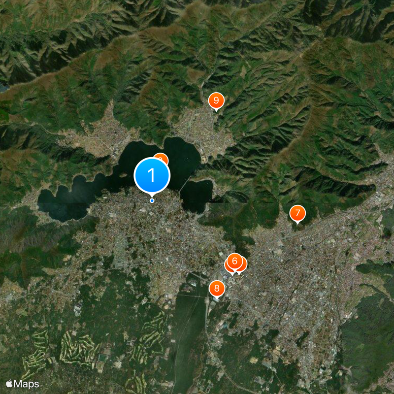Minamitsuru district Map