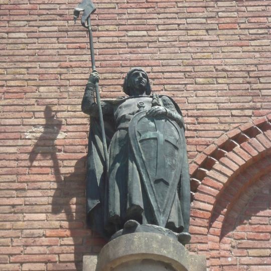 Escultures al Pavelló de la Ciutat de Barcelona